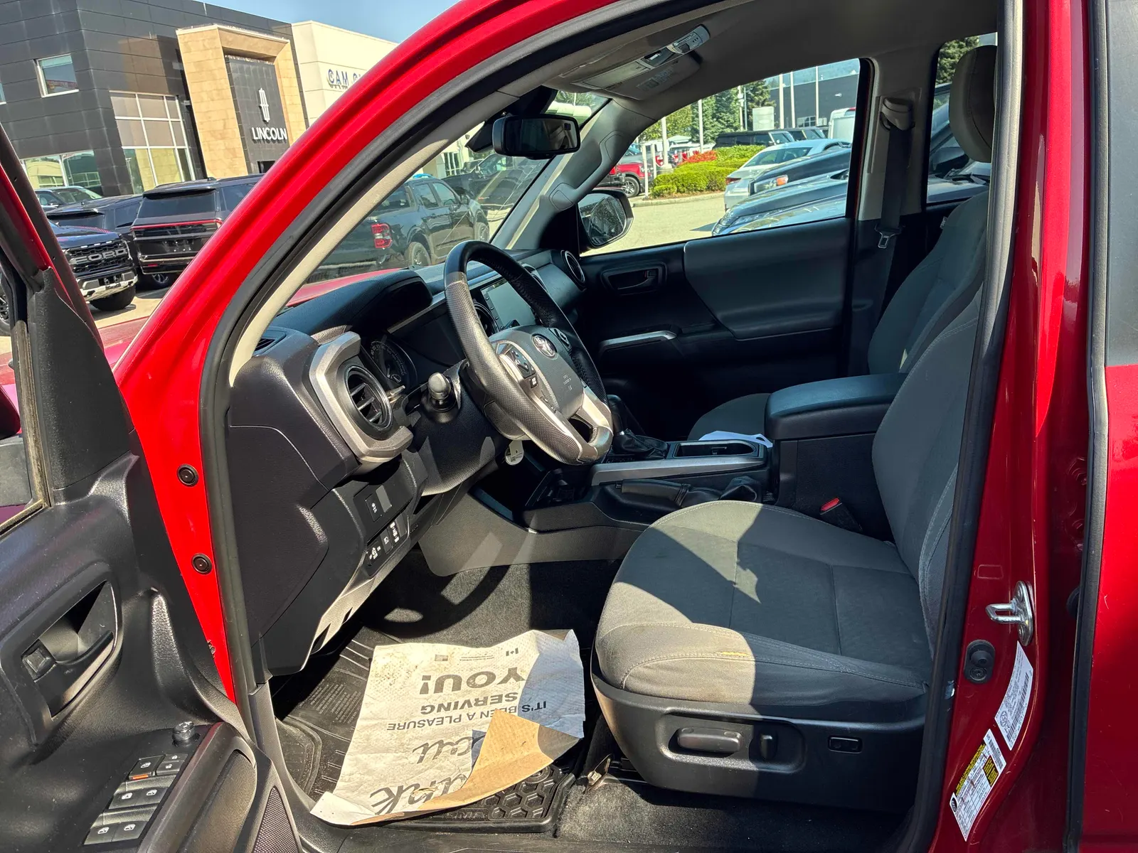 Interior driver side
