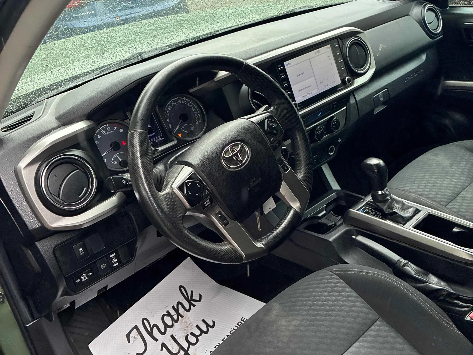 Interior driver side
