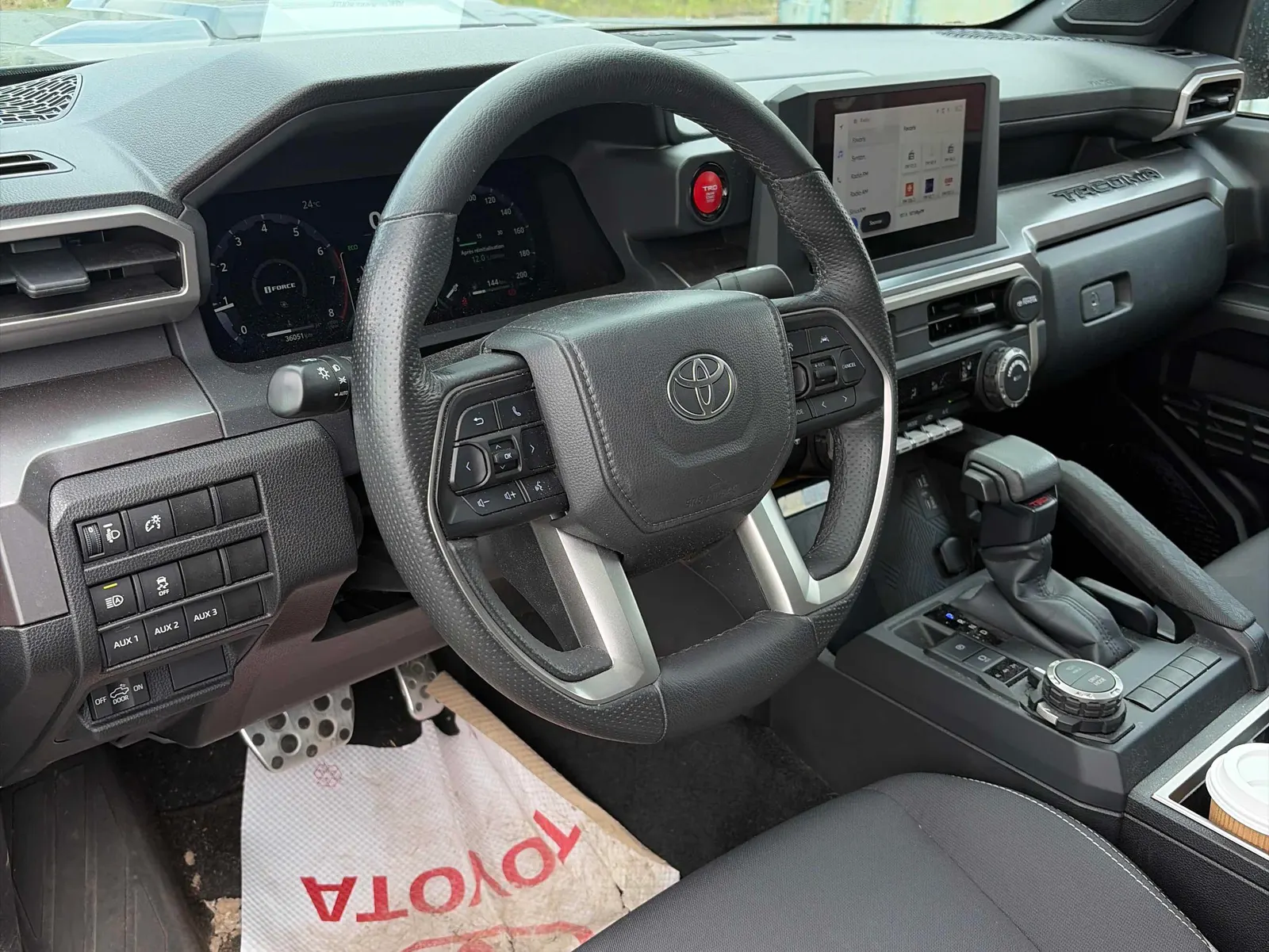 Interior driver side