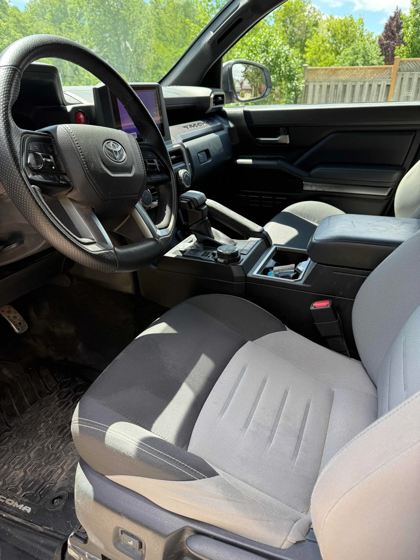 Interior driver side