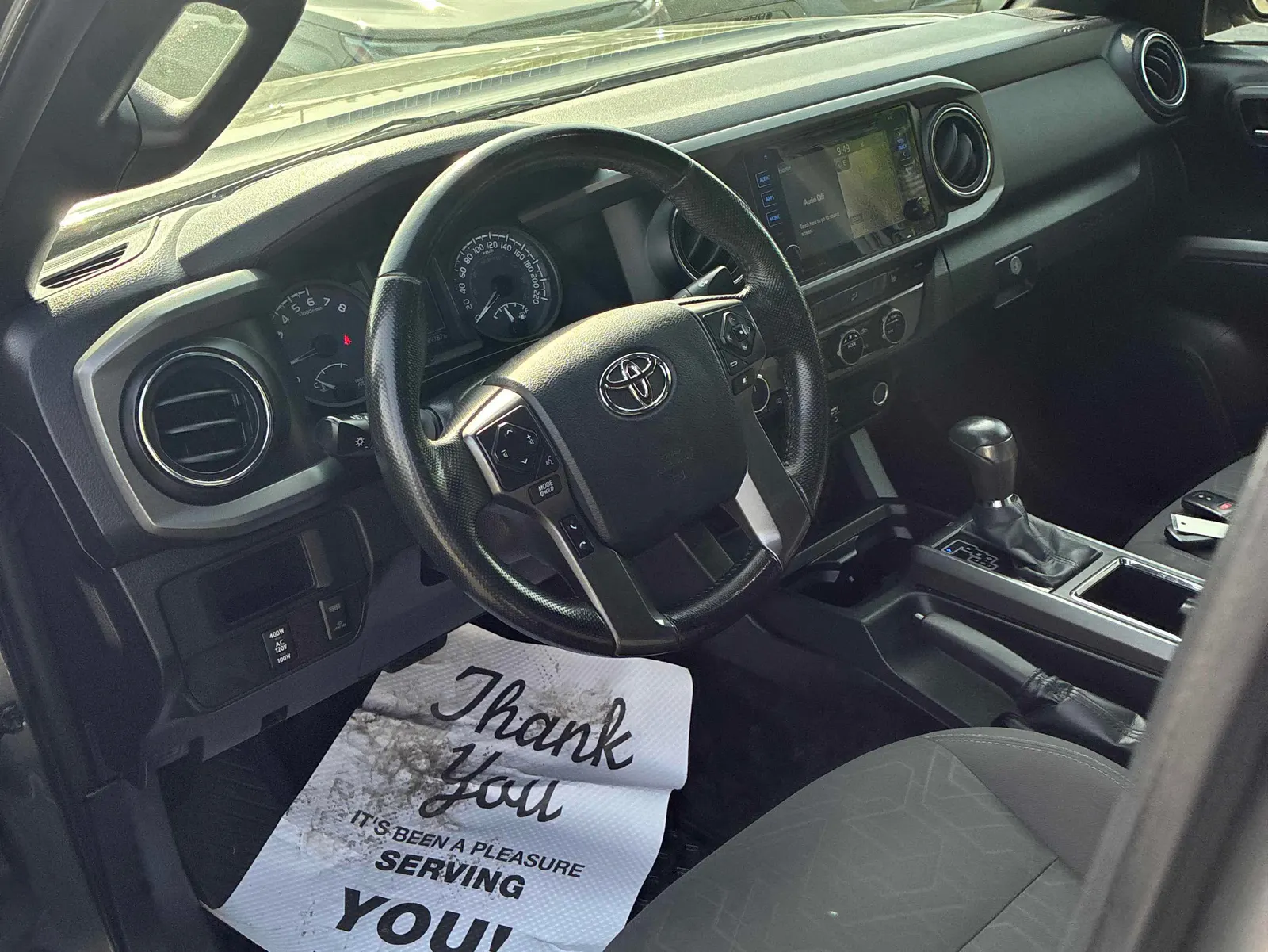 Interior driver side