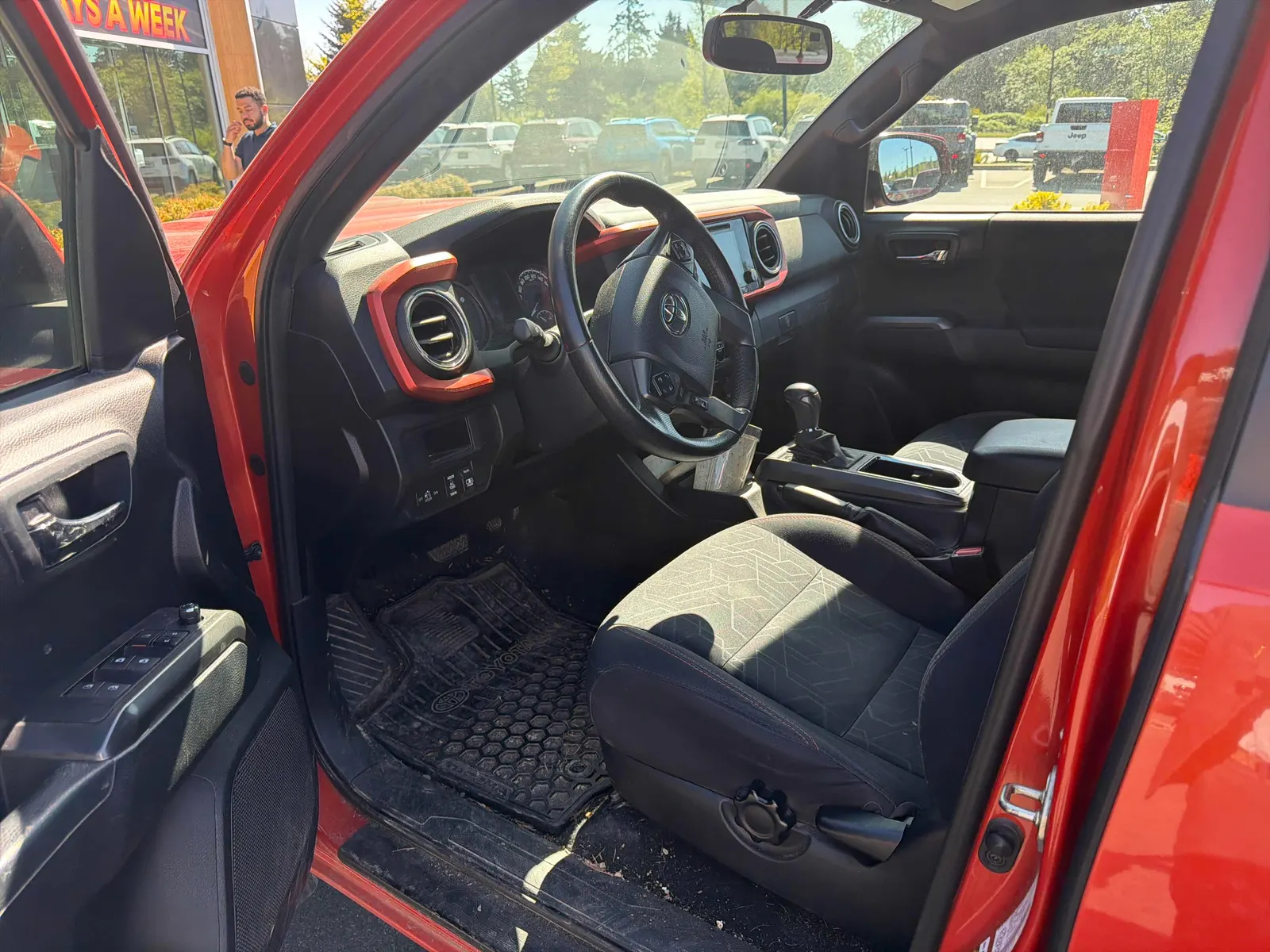 Interior driver side