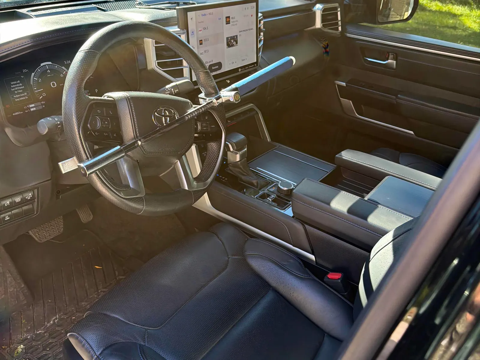 Interior driver side