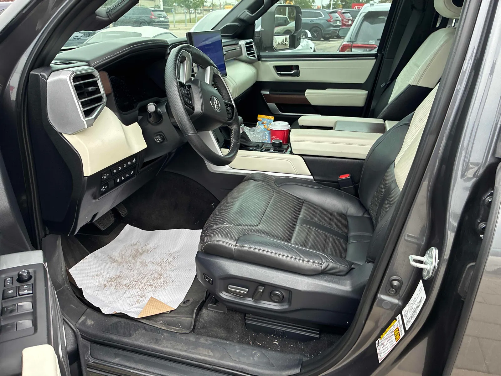 Interior driver side