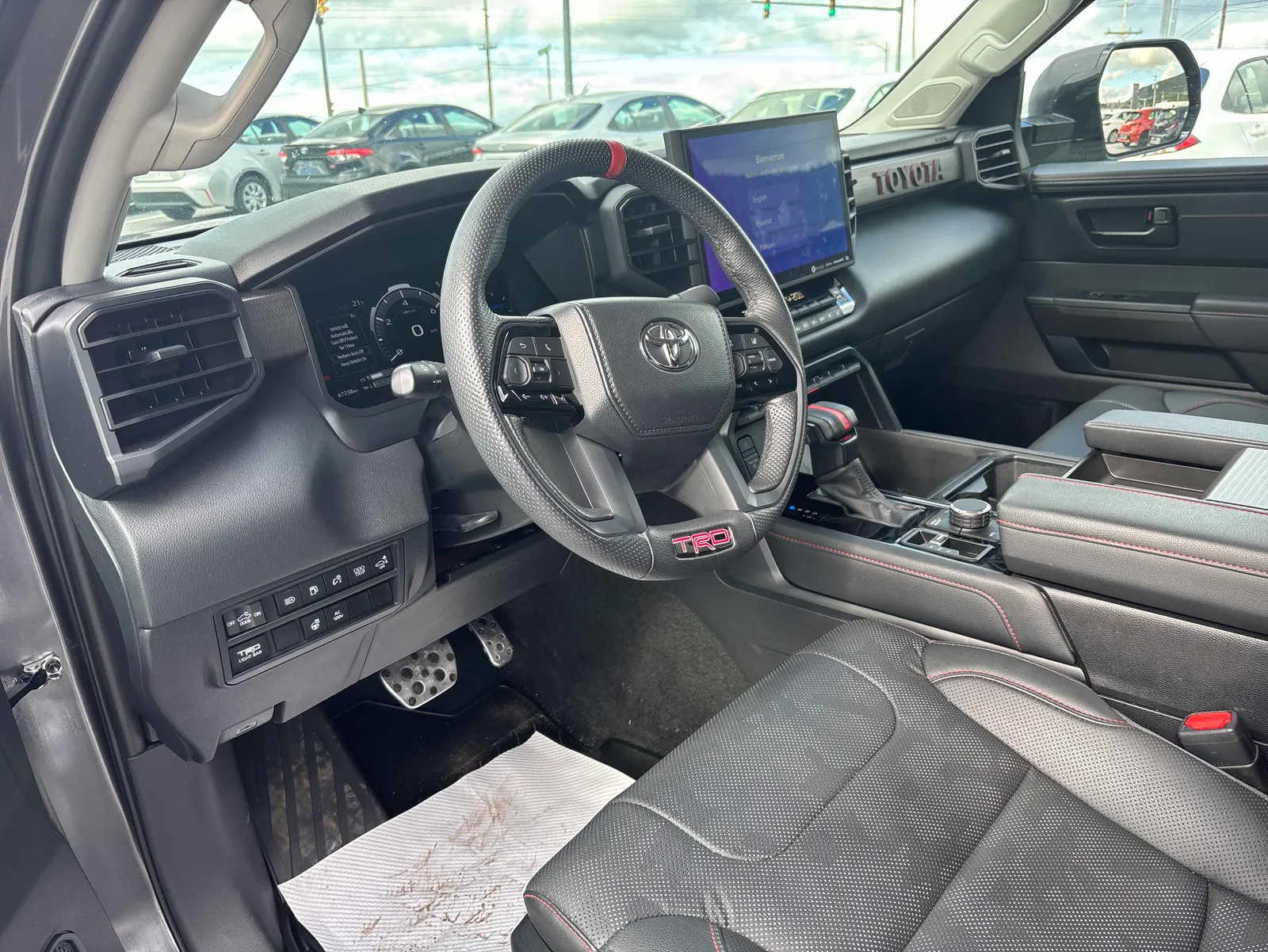 Interior driver side