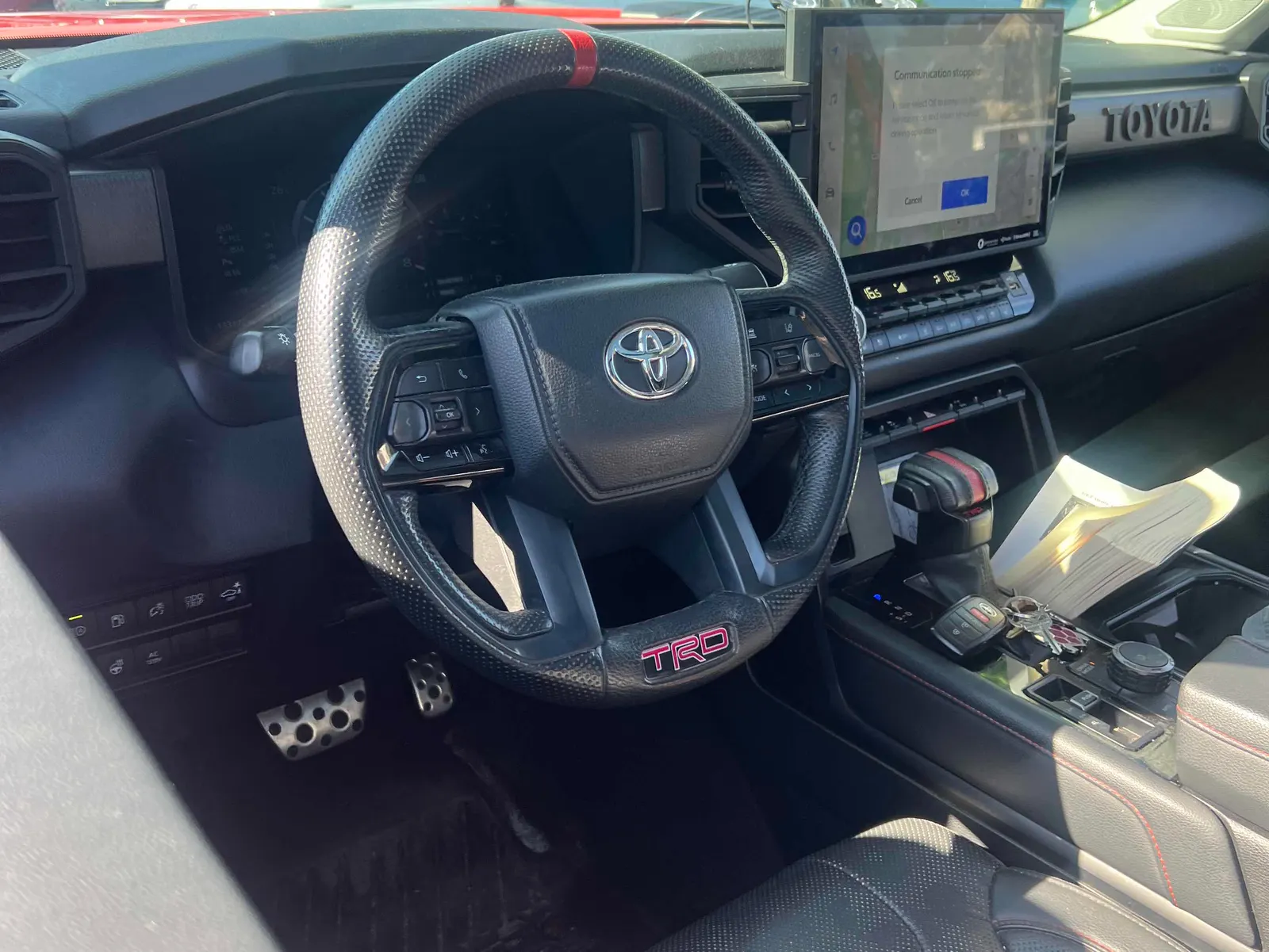 Interior driver side