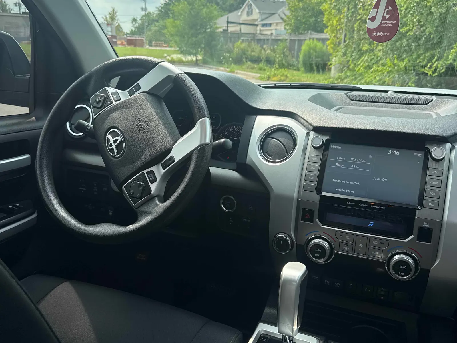 Interior driver side