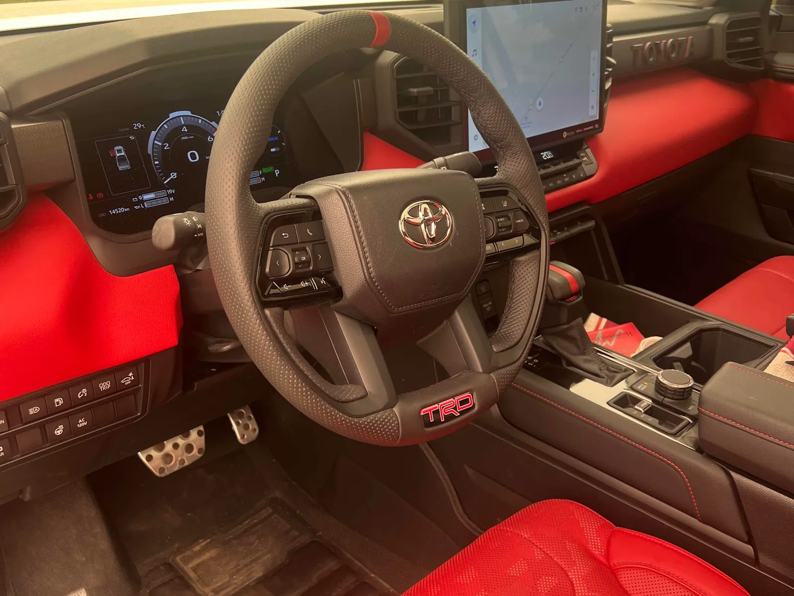Interior driver side