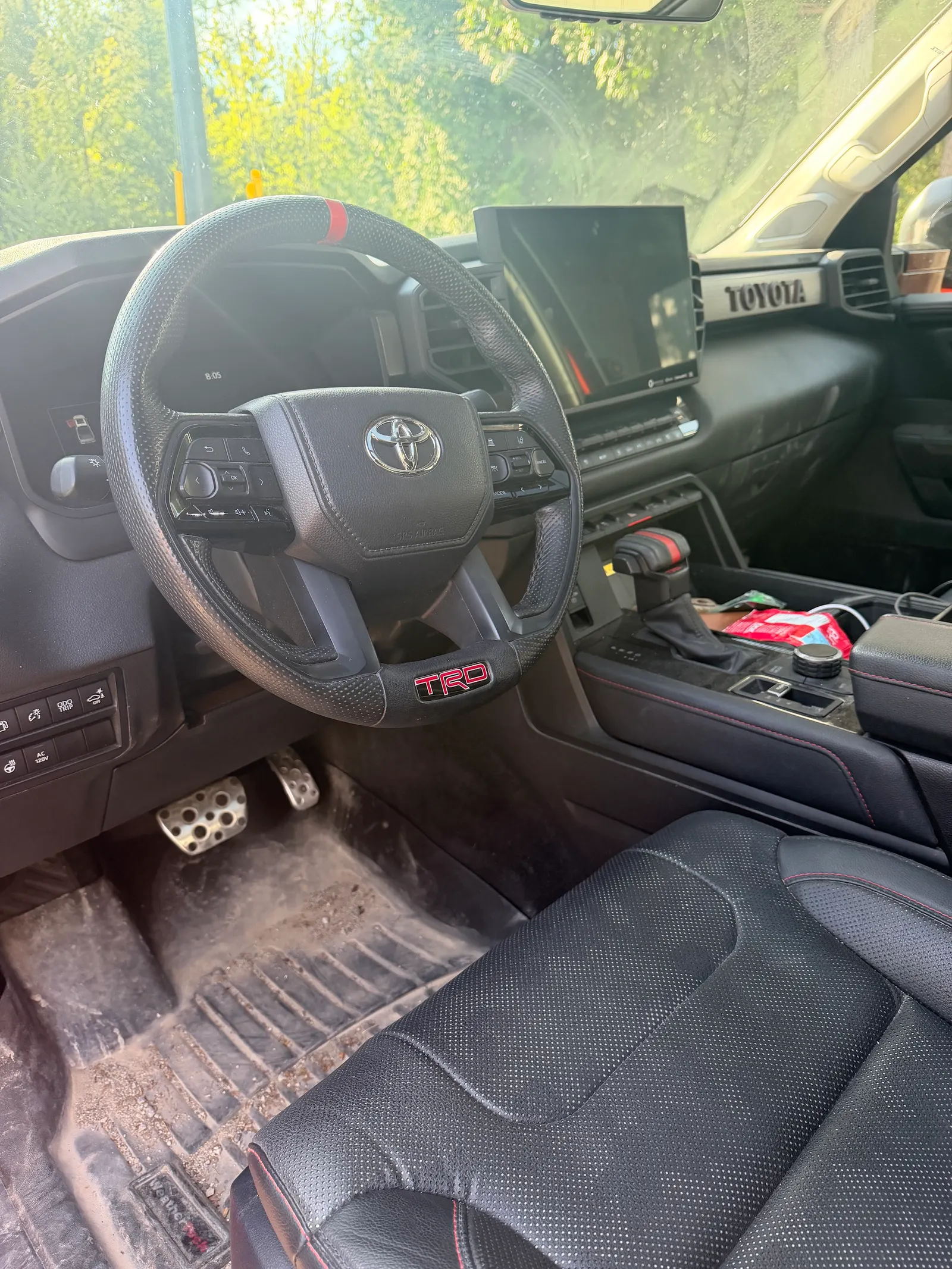 Interior driver side