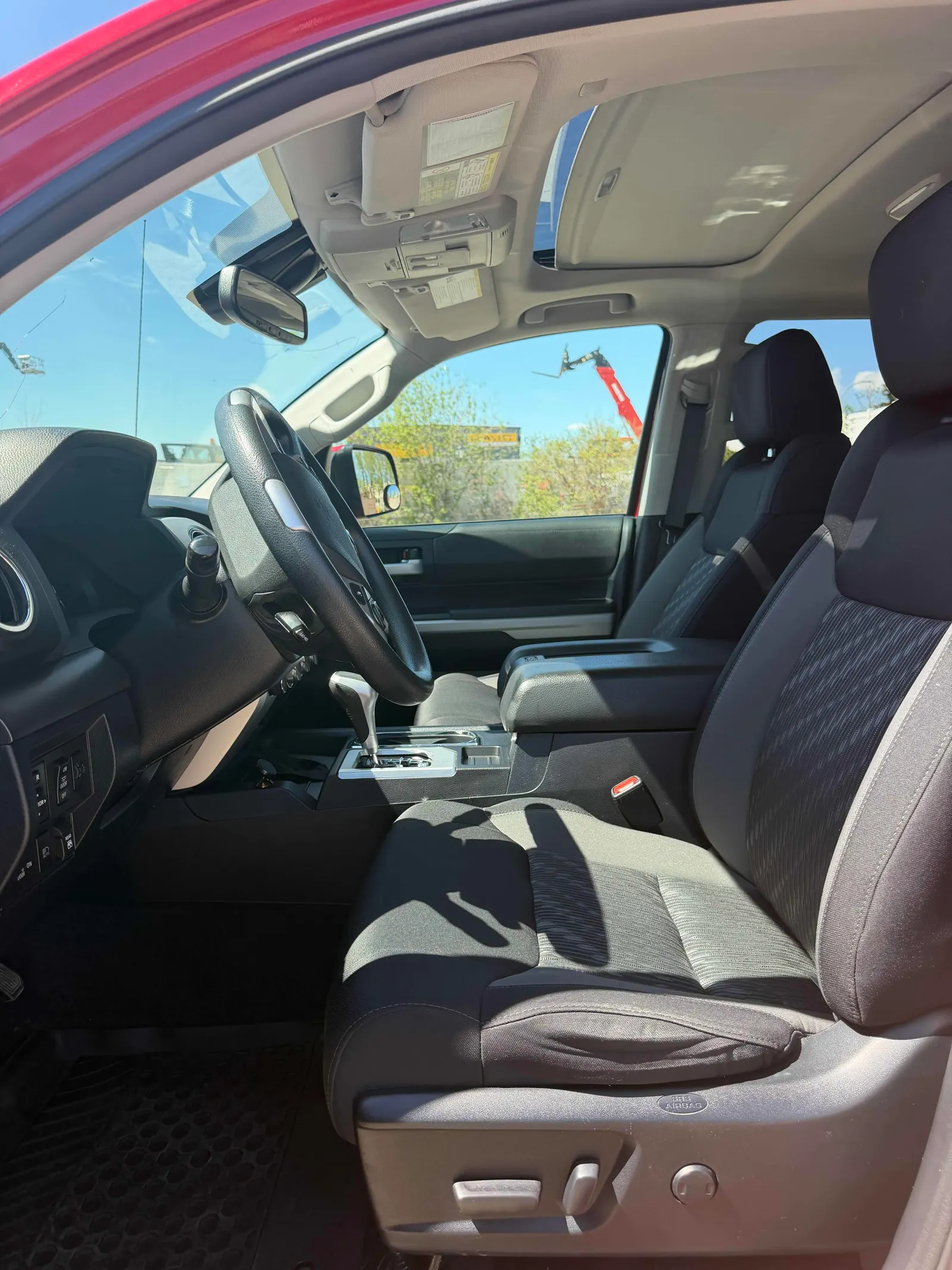 Interior driver side