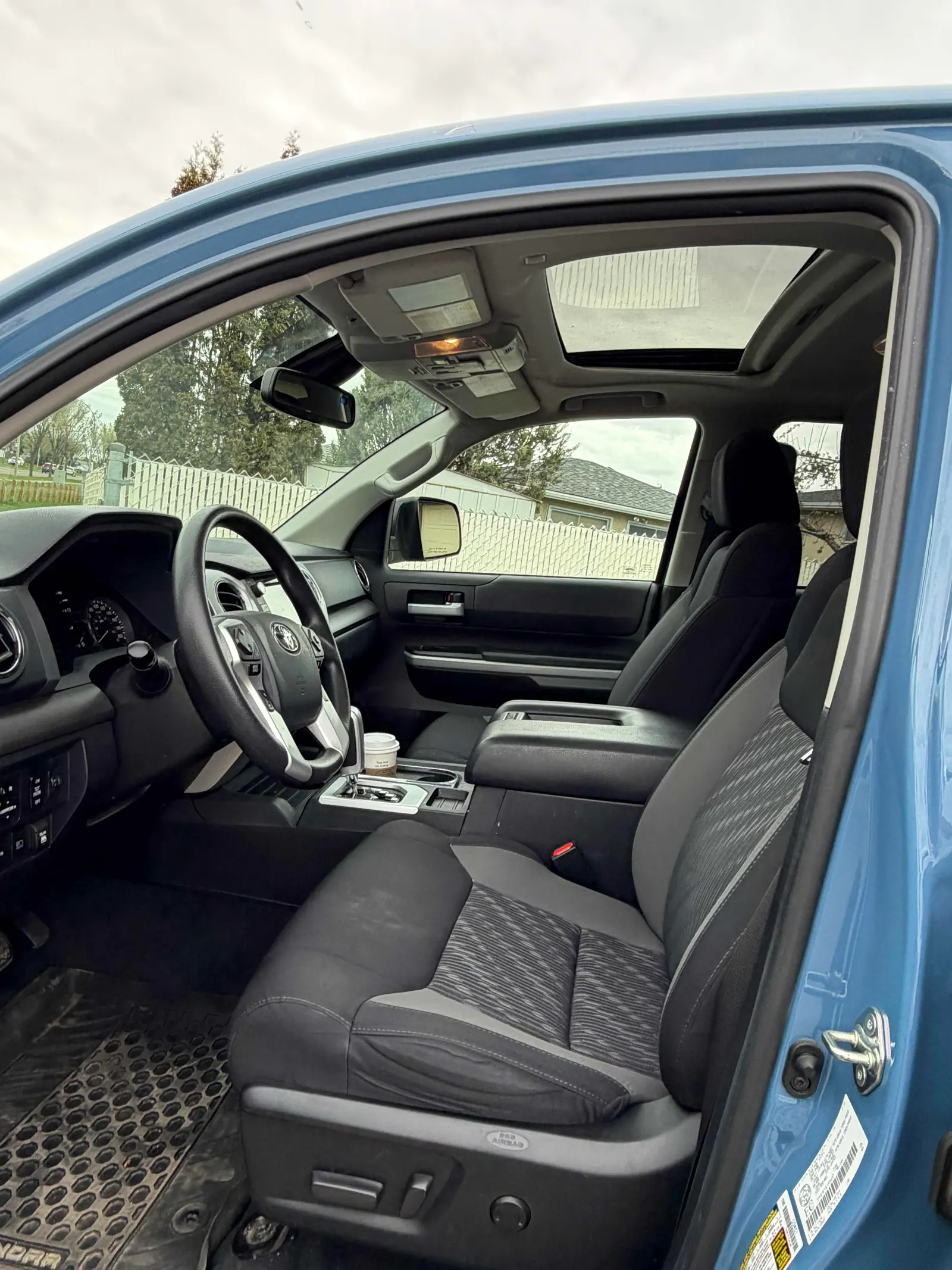 Interior driver side