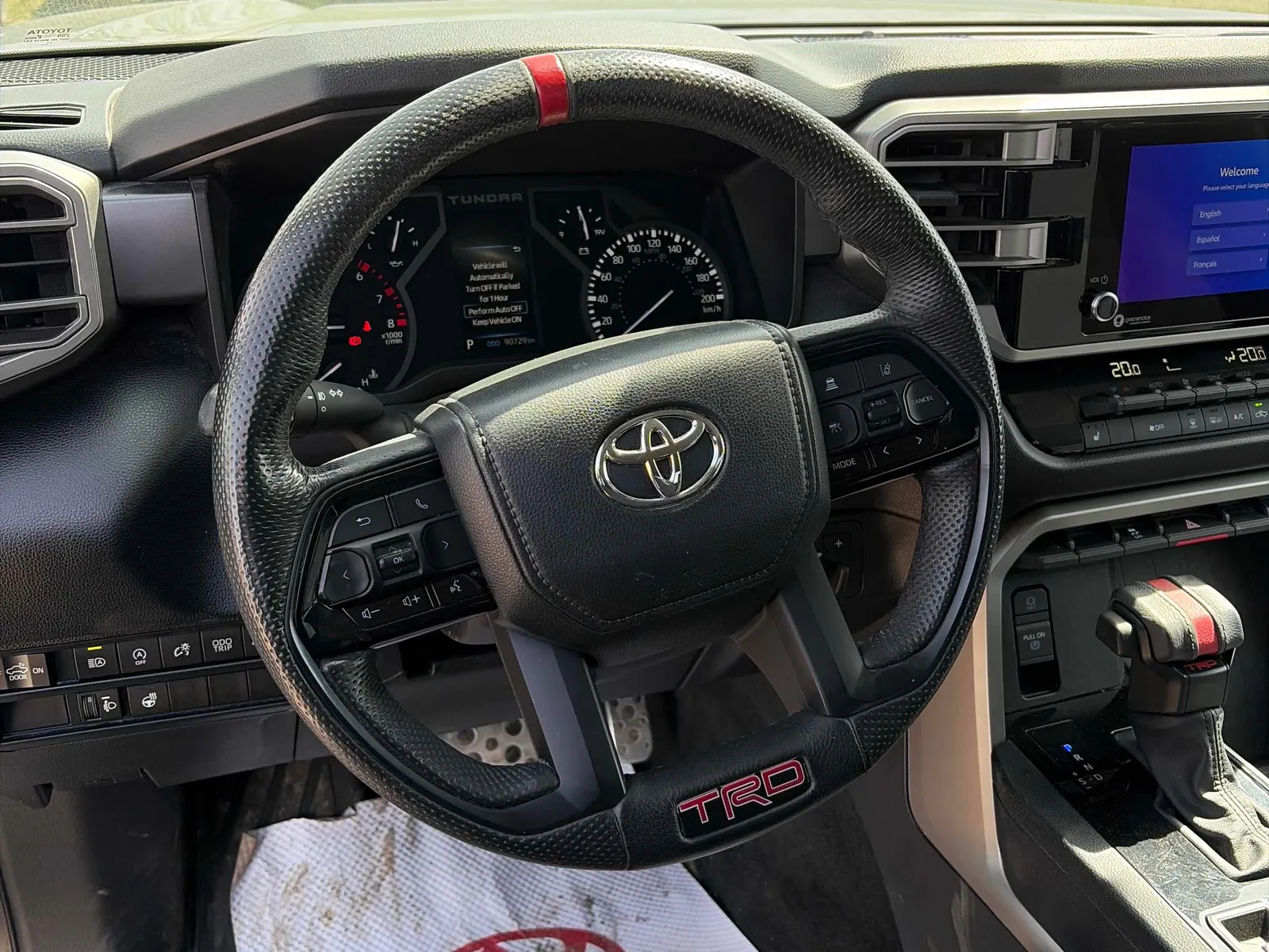 Interior driver side