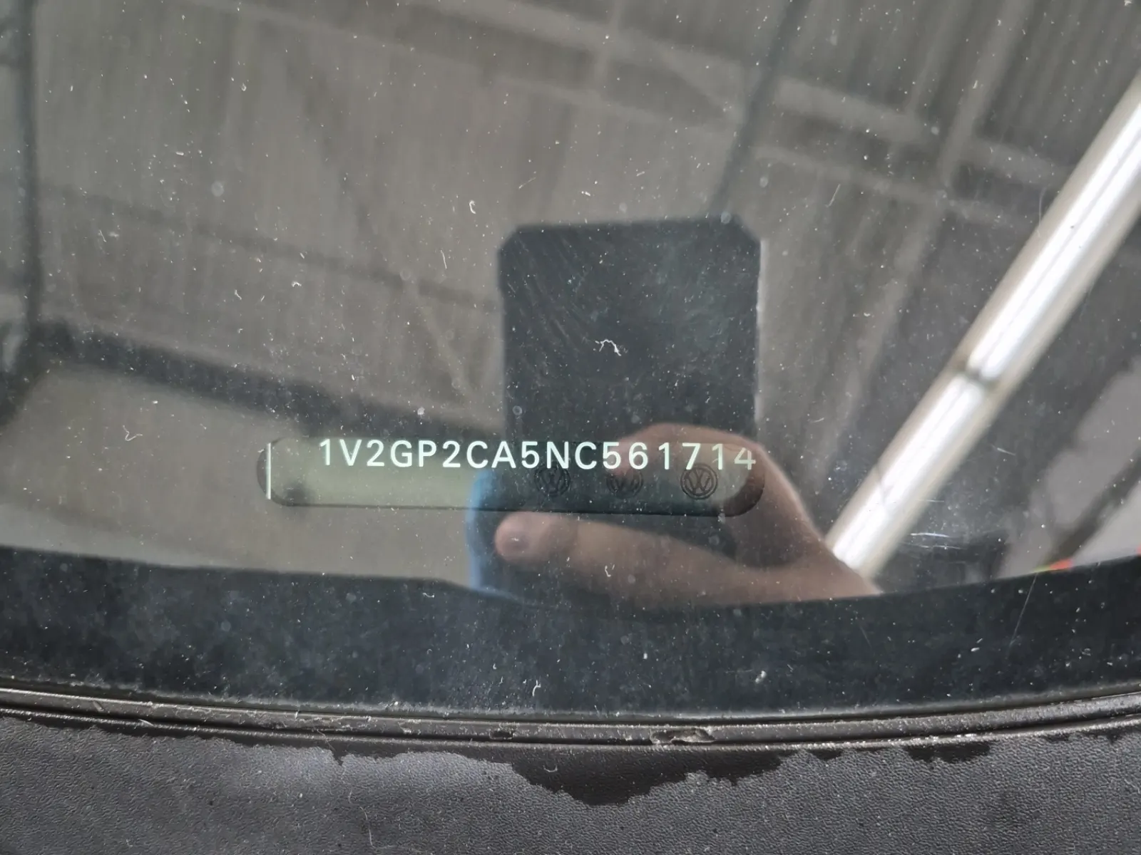 VIN Sticker Photo