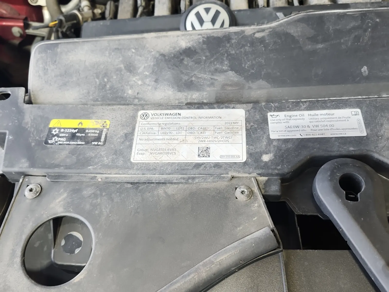 Emission Sticker Photo