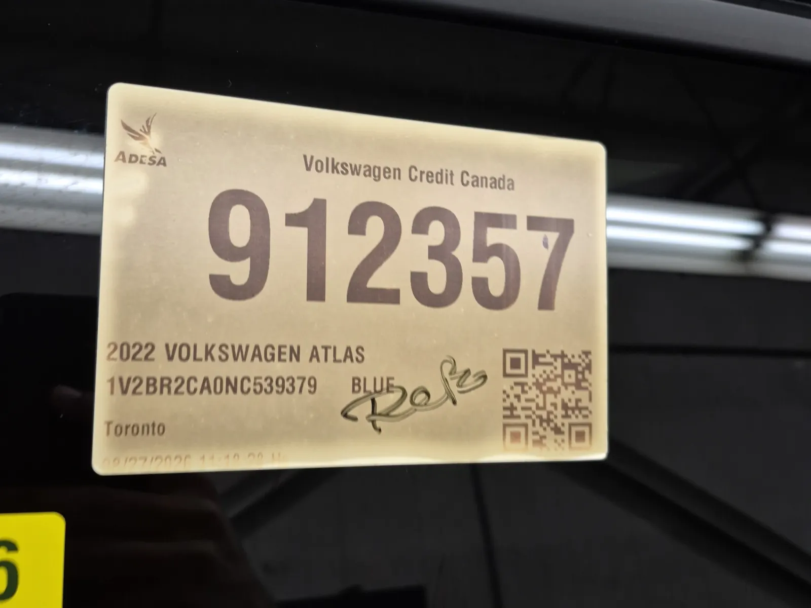 Inventory Label Photo