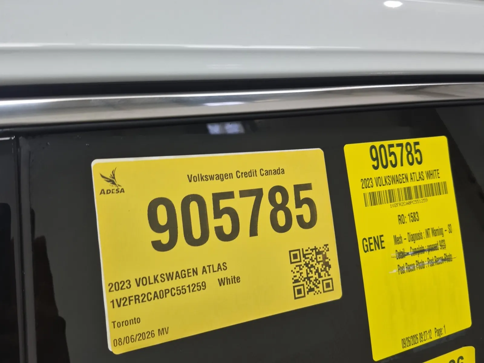 Inventory Label Photo