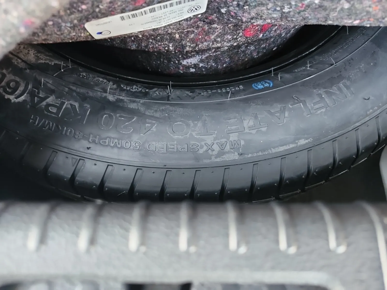 Spare Tire & Wheel Photo
