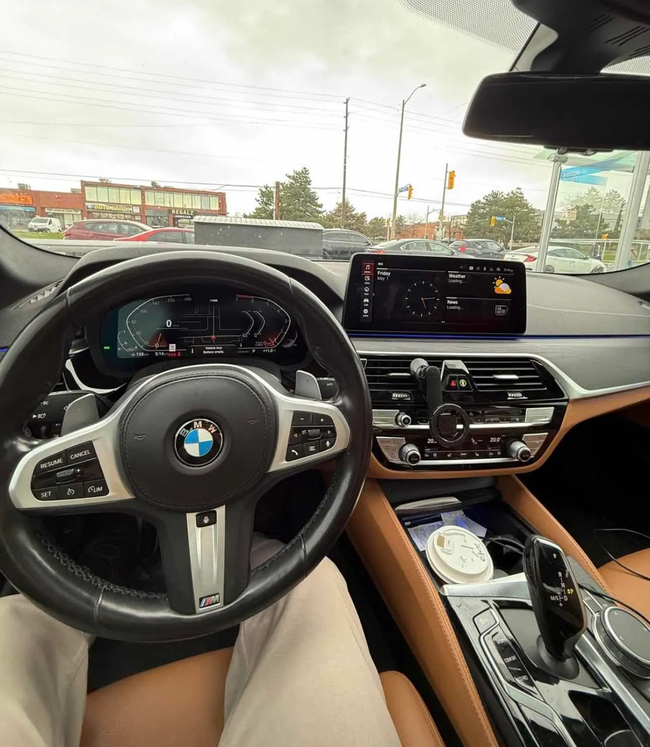 Interior driver side