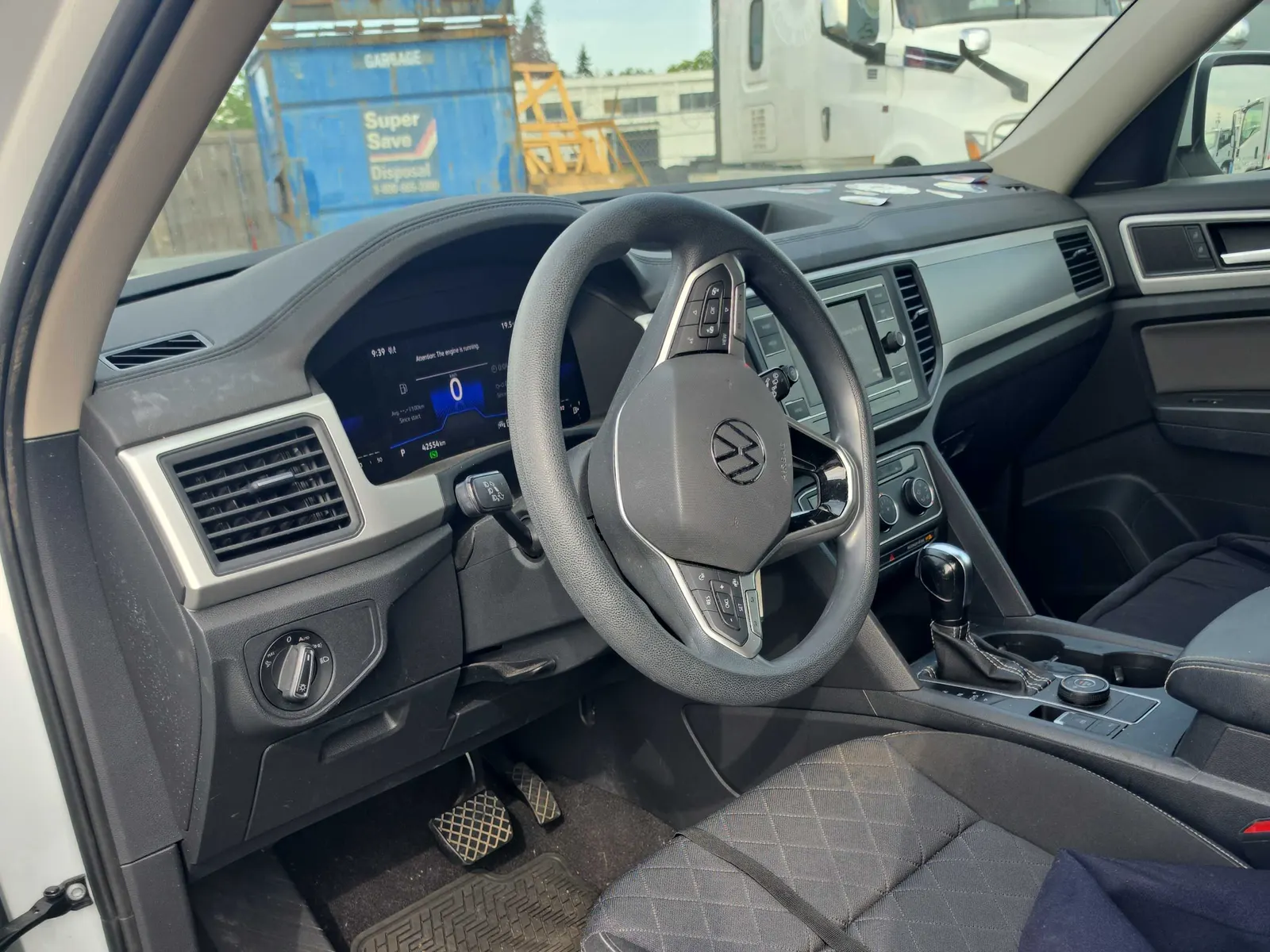 Interior driver side