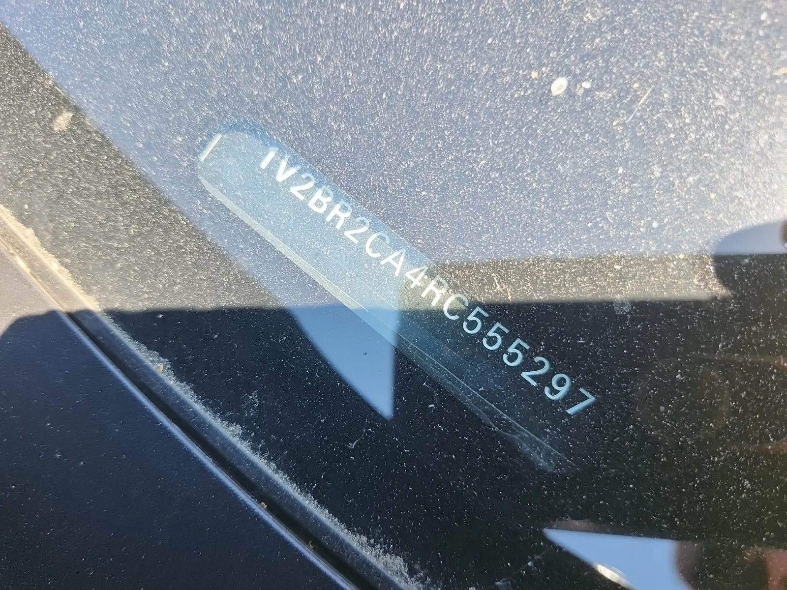 Dash VIN Plate Photo