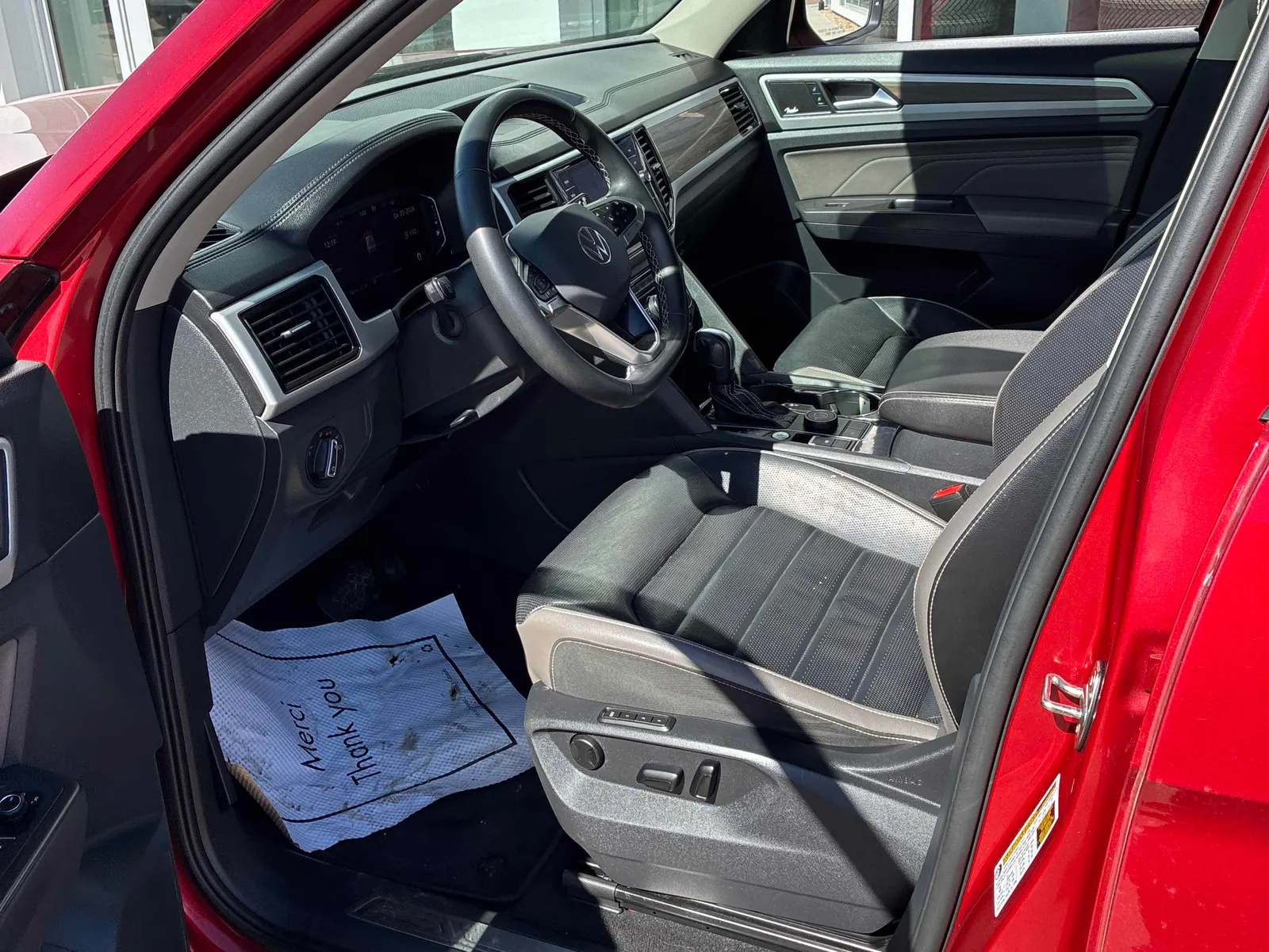 Interior driver side
