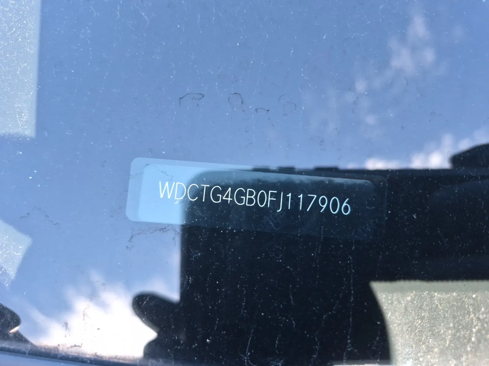 Dash VIN Plate Photo