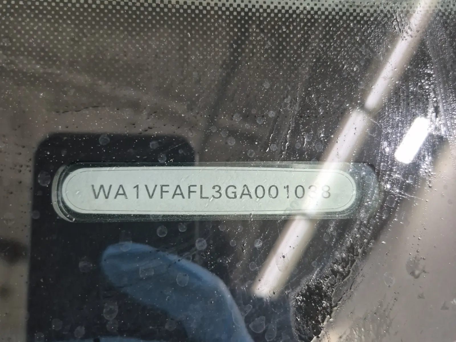 VIN Sticker Photo