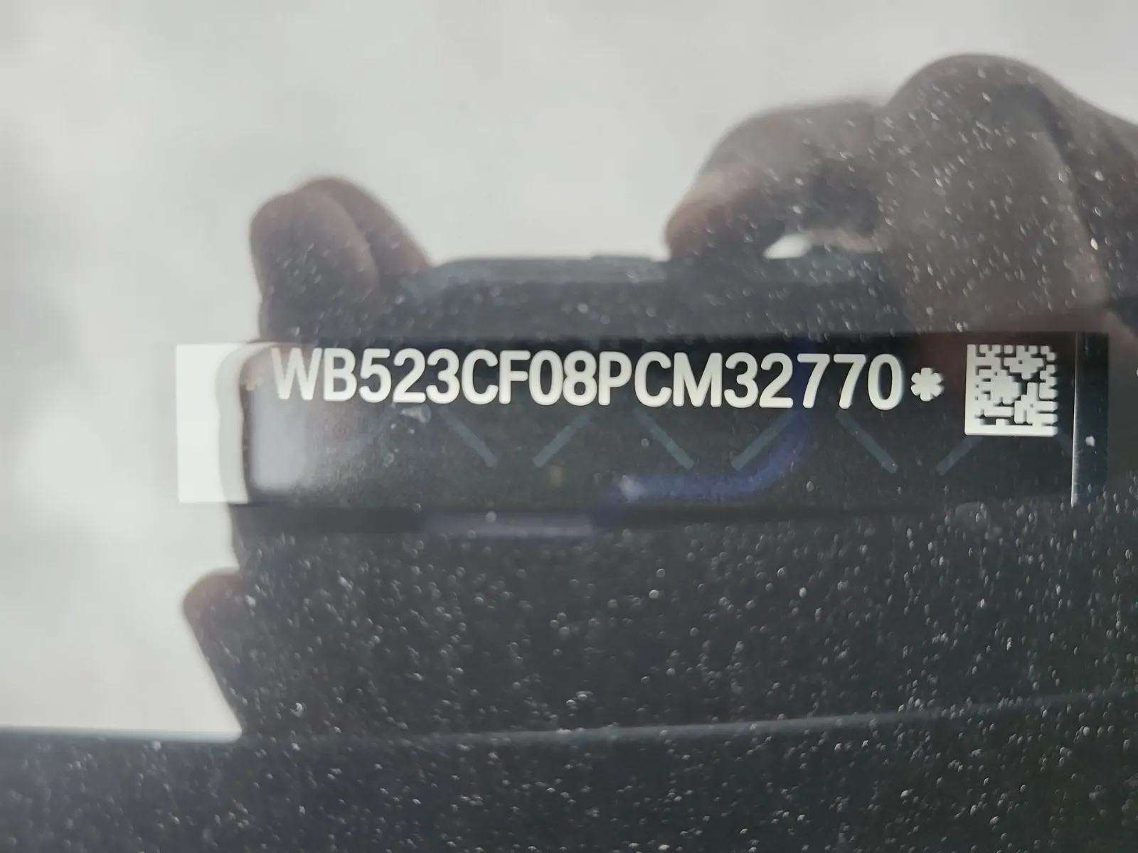 Dash VIN Plate Photo