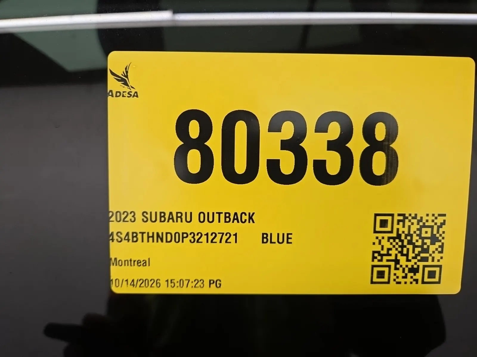 Inventory Label Photo