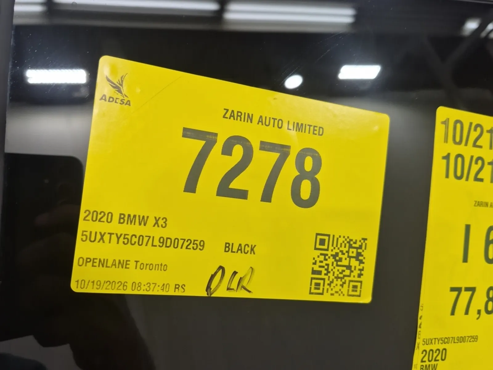 Inventory Label Photo