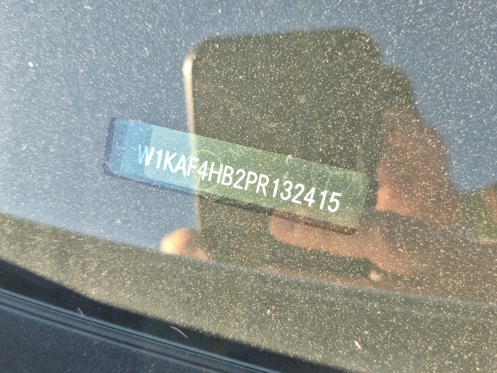 Dash VIN Plate Photo