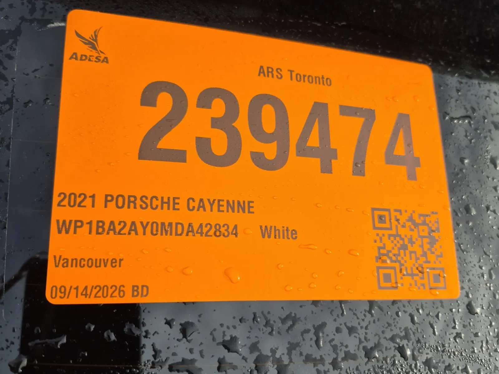 Inventory Label Photo