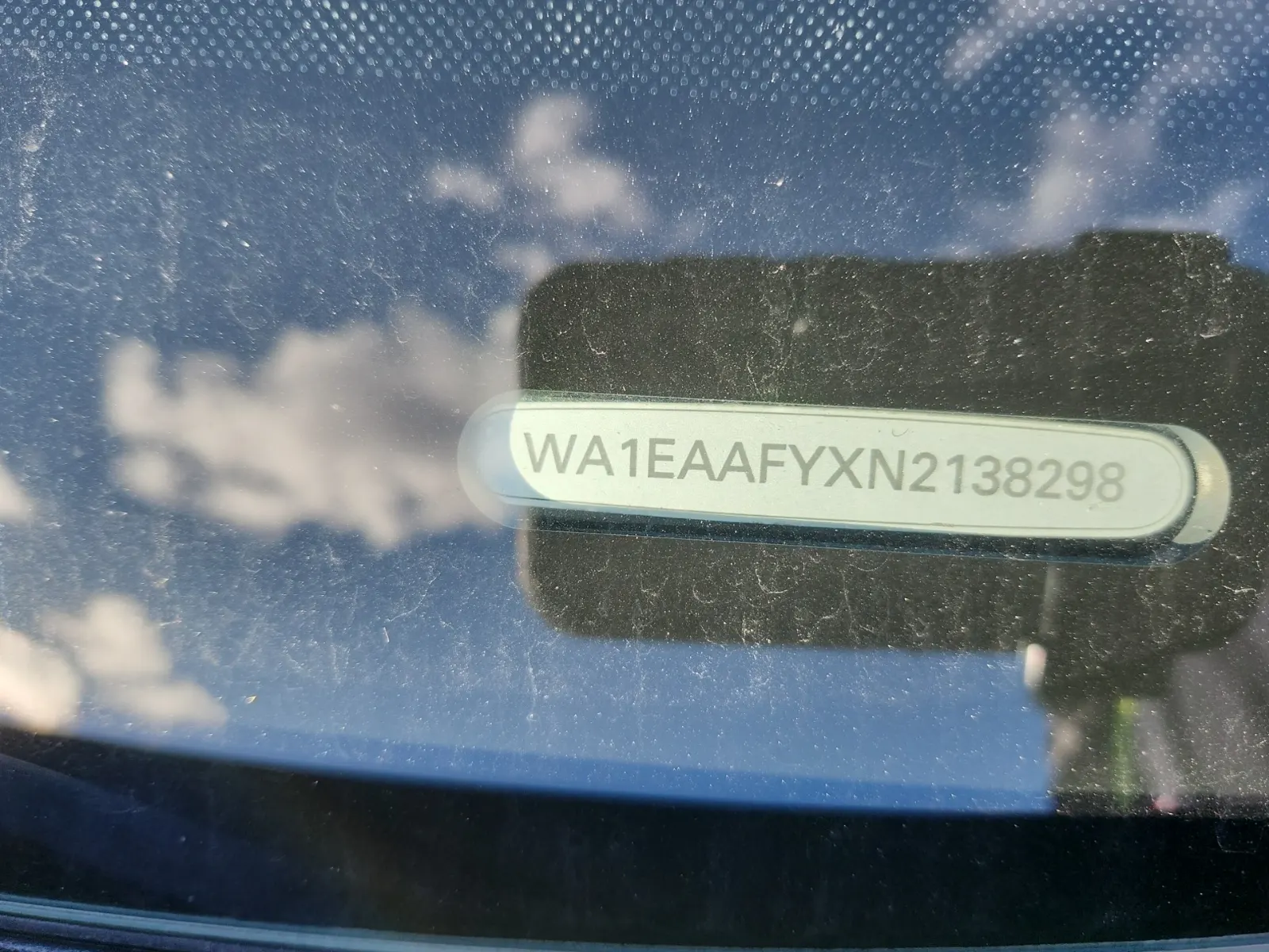 Dash VIN Plate Photo