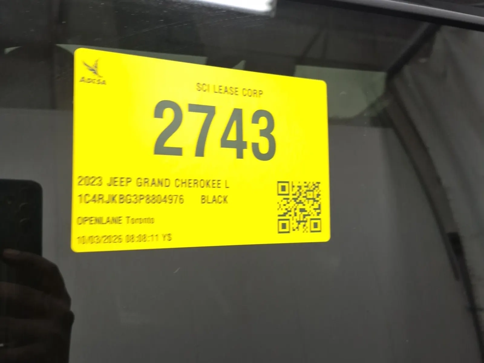 Inventory Label Photo