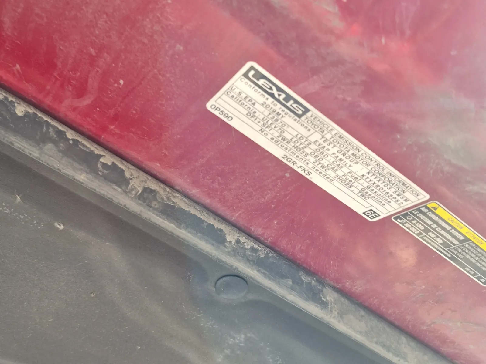 Emission Sticker Photo