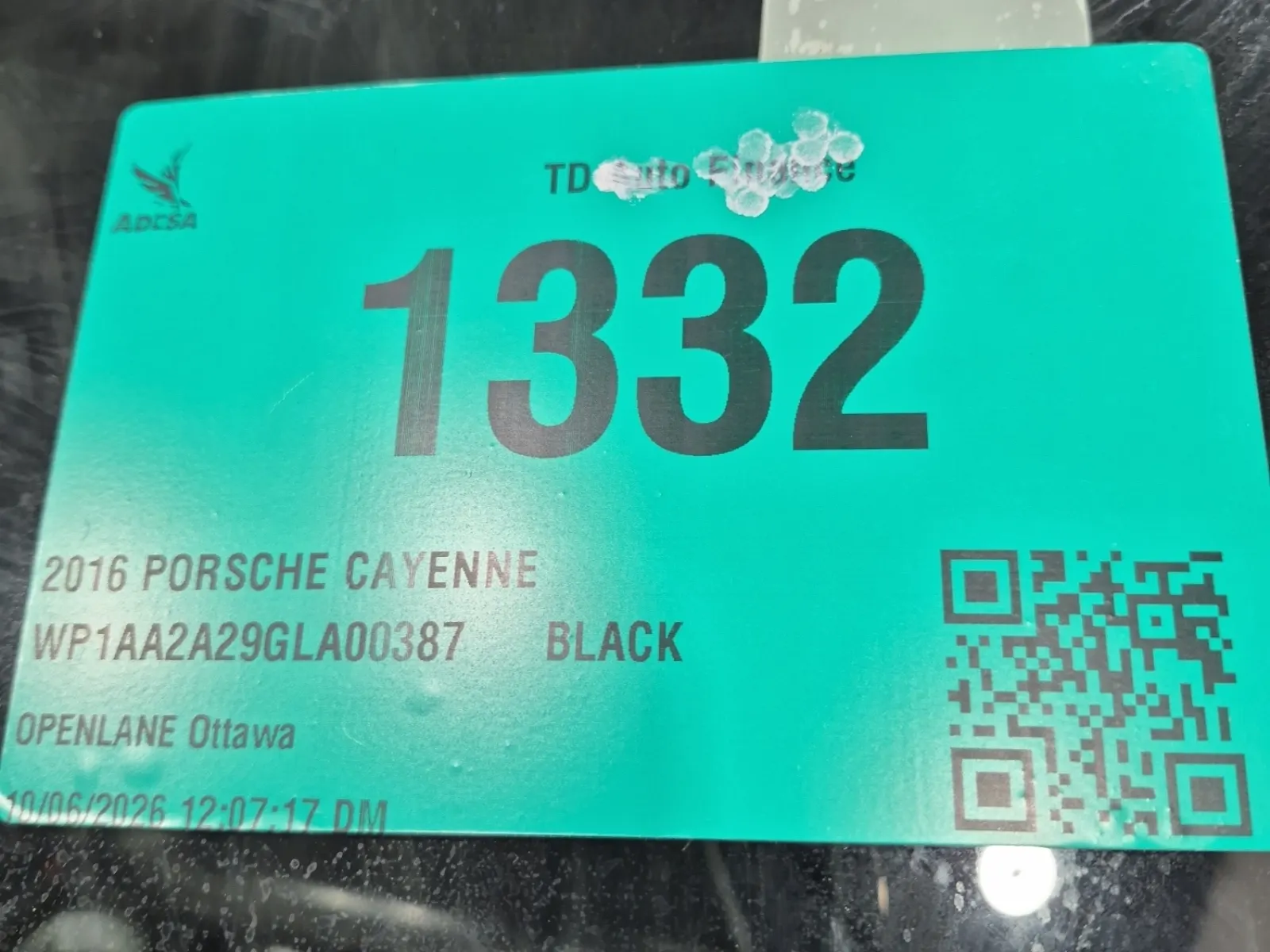 Inventory Label Photo