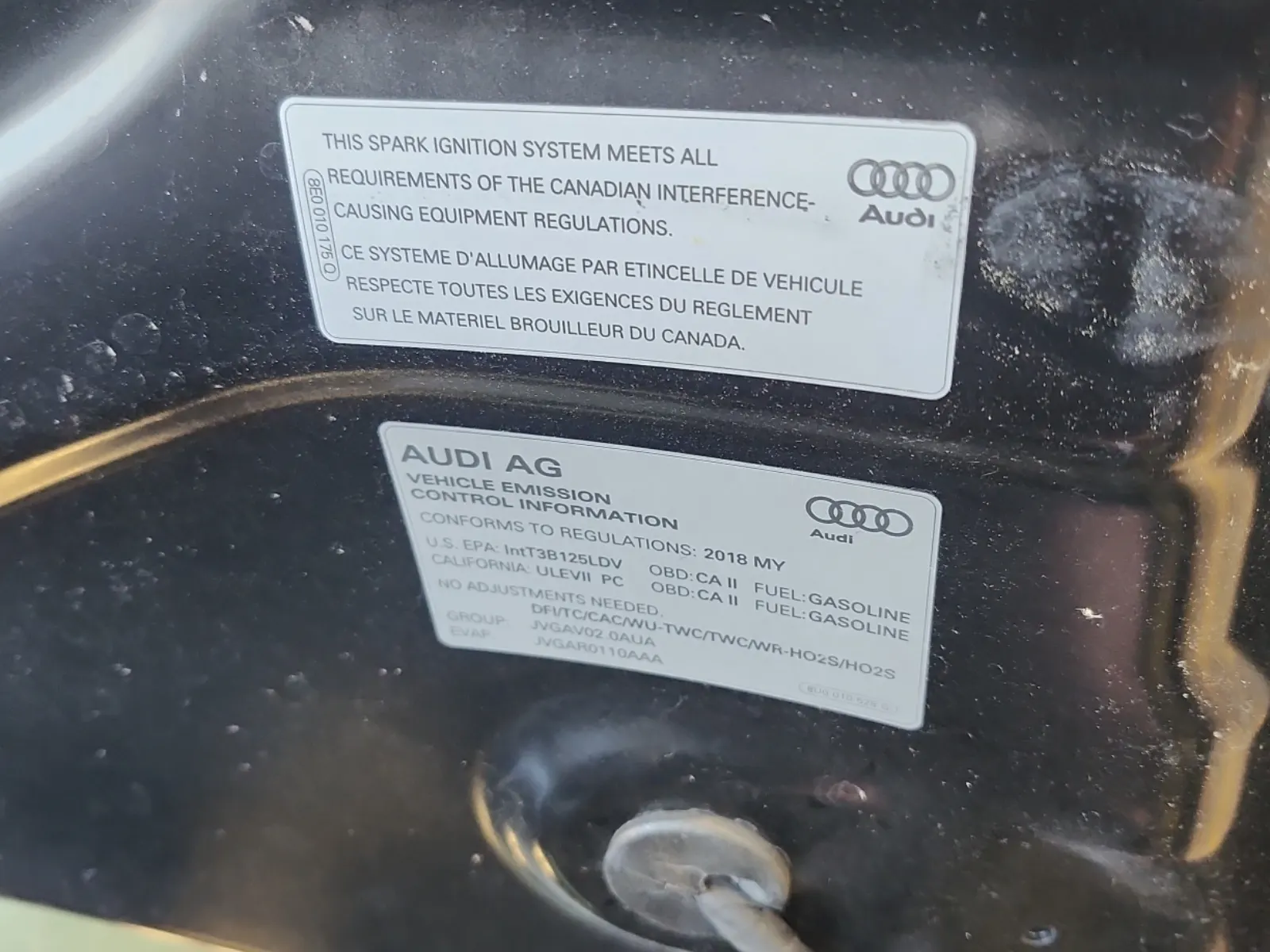 Emission Sticker Photo