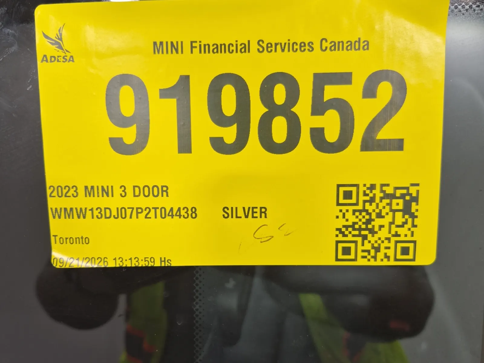 Inventory Label Photo