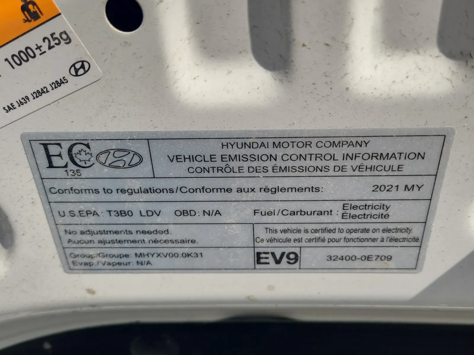 Emission Sticker Photo