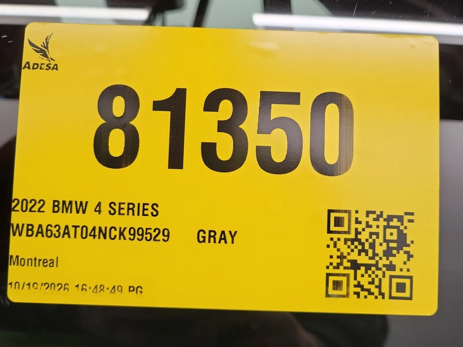 Inventory Label Photo