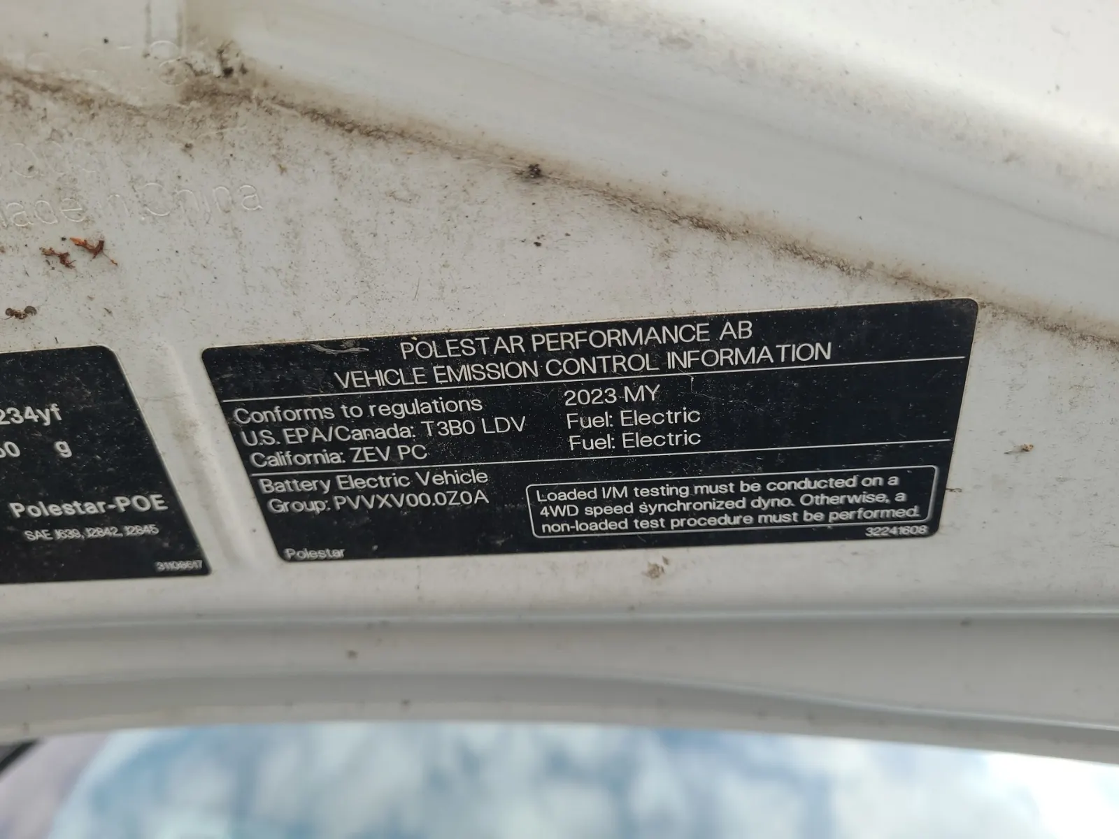 Emission Sticker Photo
