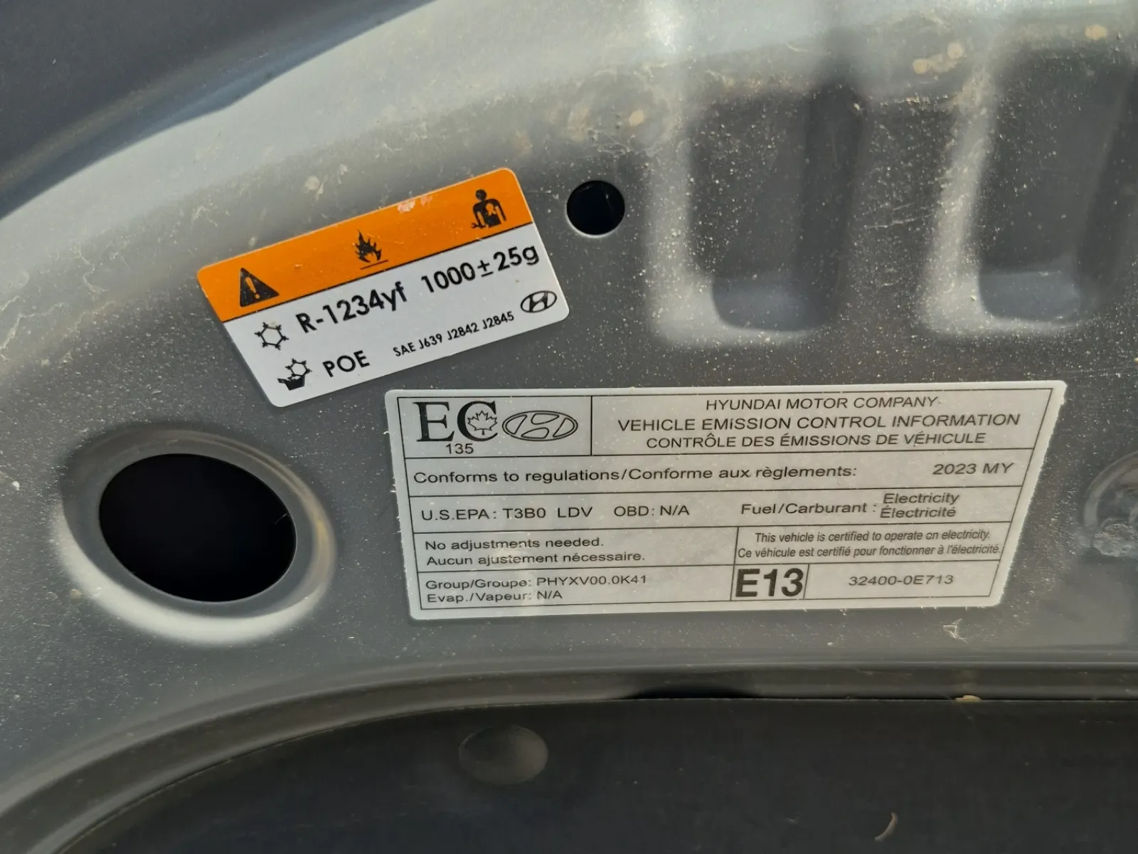 Emission Sticker Photo