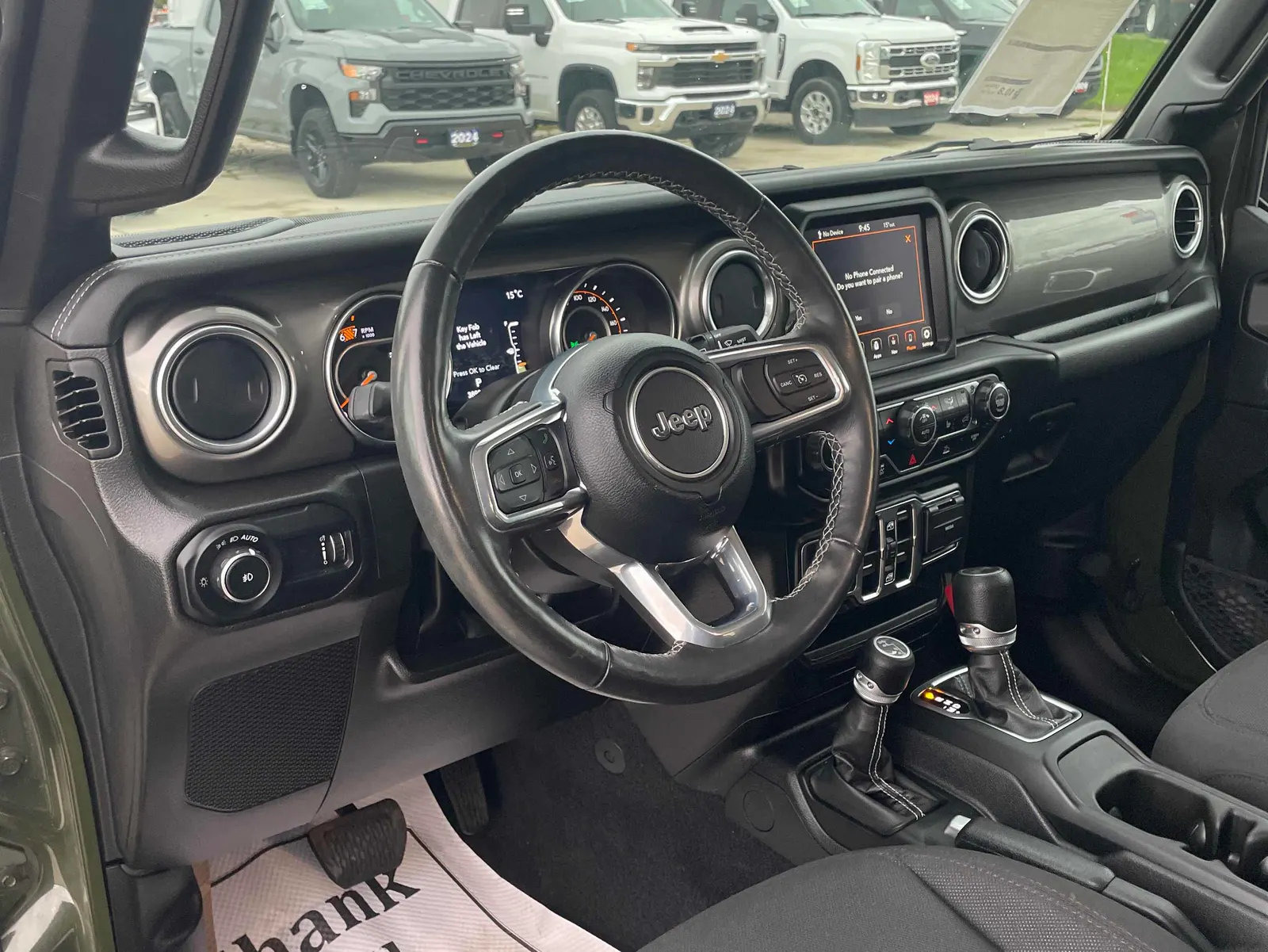 Interior driver side
