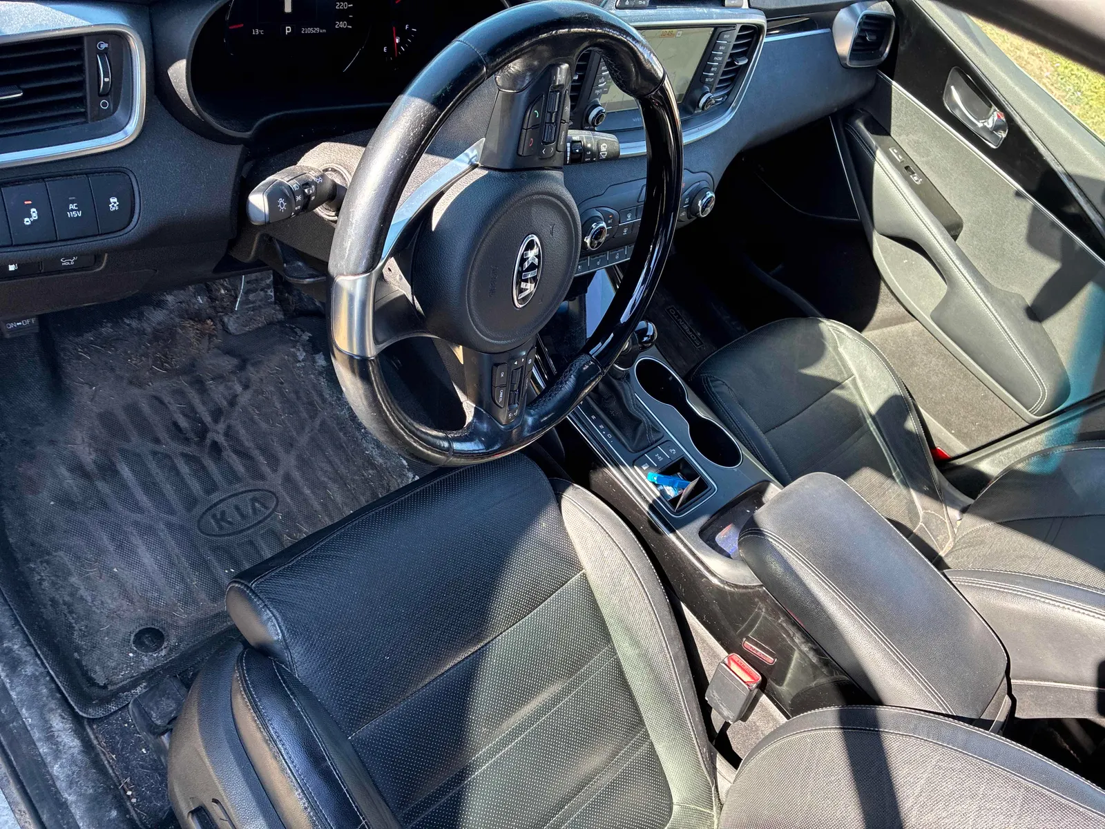 Interior driver side