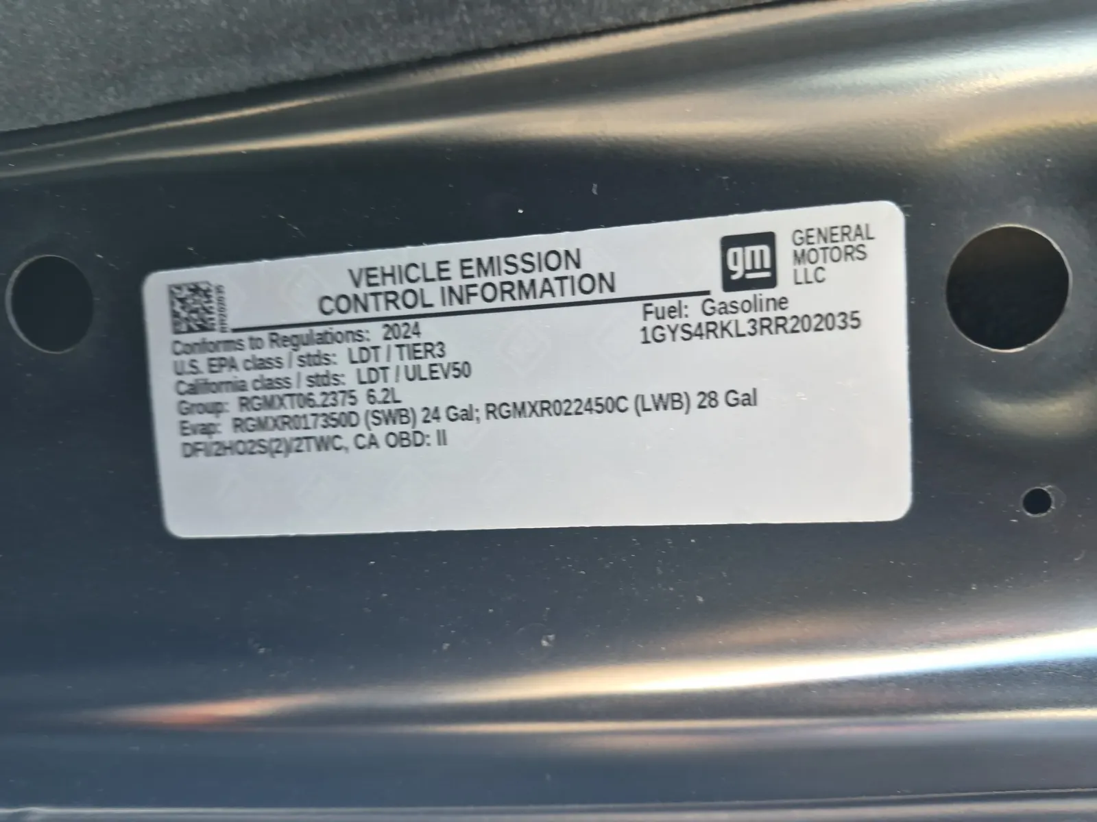Emission Sticker Photo