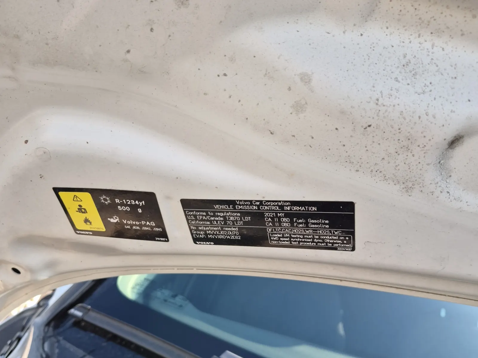 Emission Sticker Photo