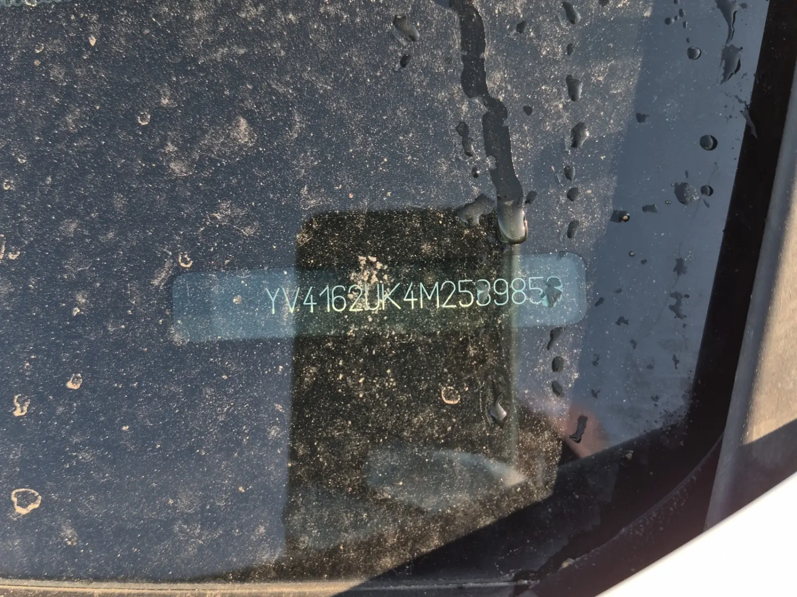 Dash VIN Plate Photo
