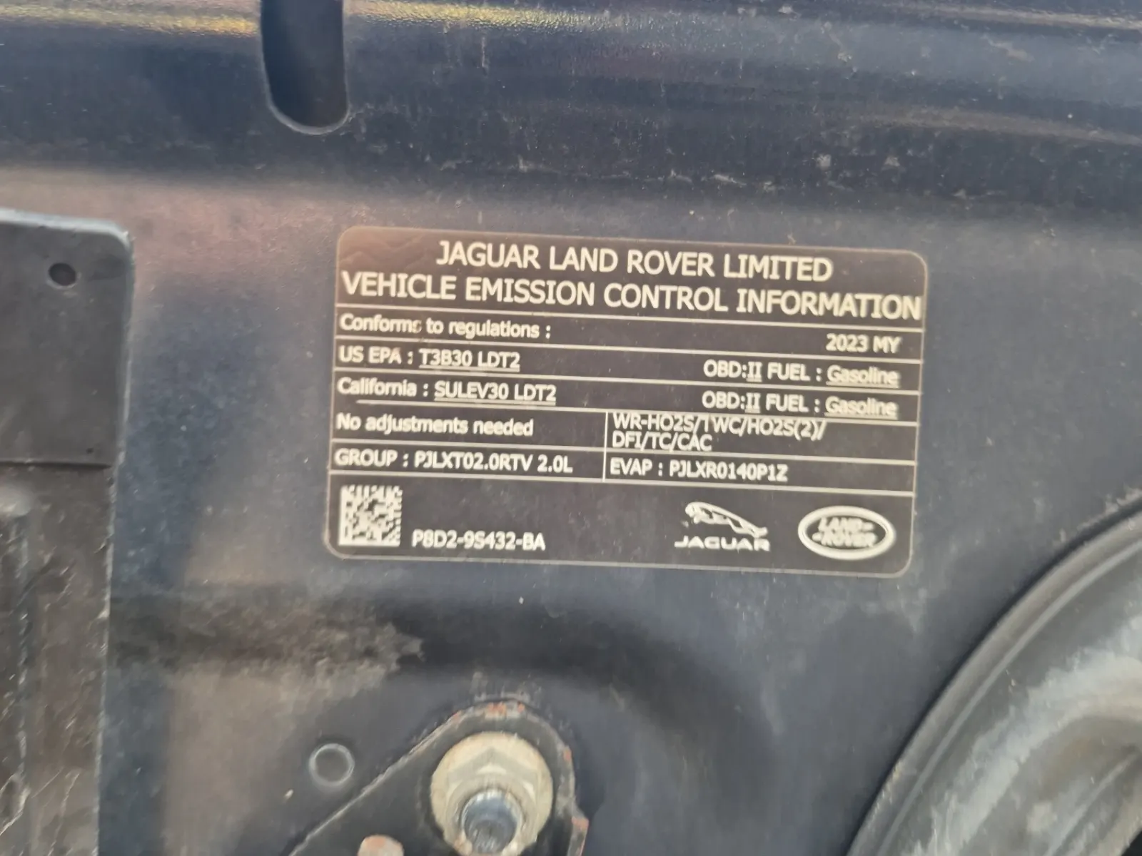 Emission Sticker Photo