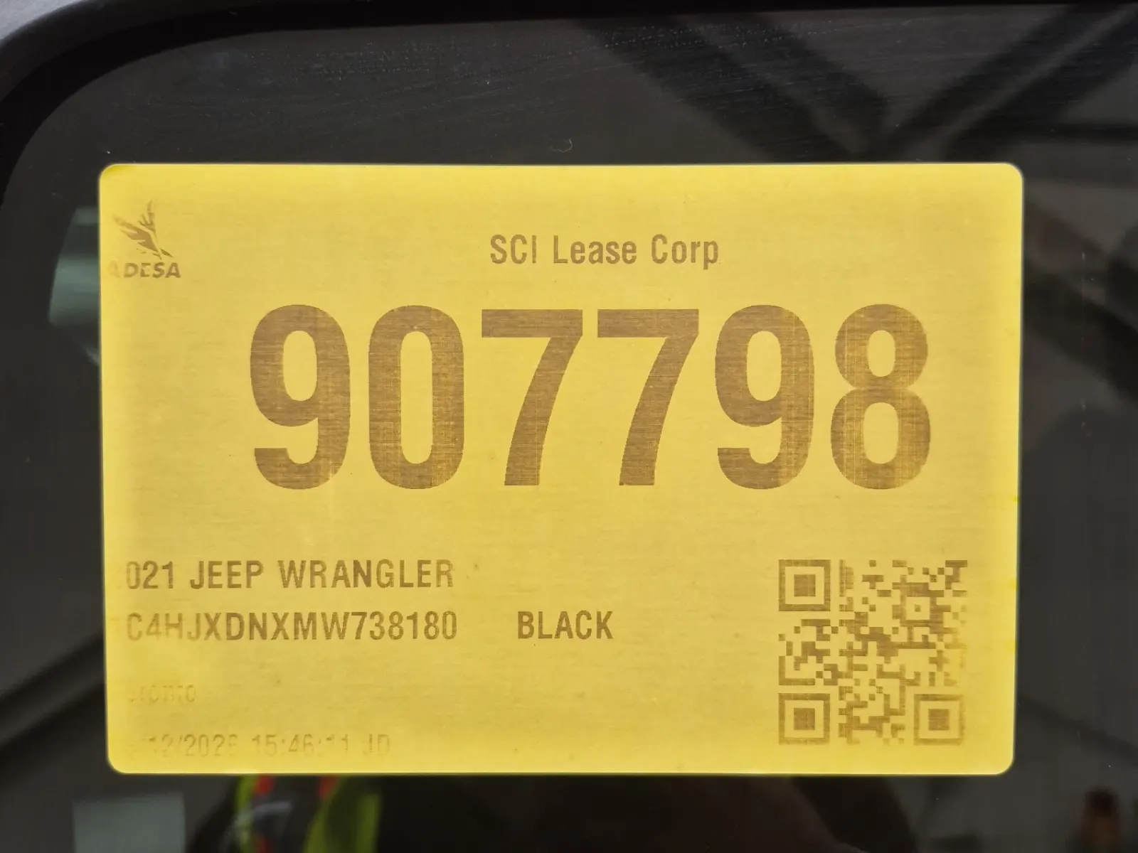 Inventory Label Photo