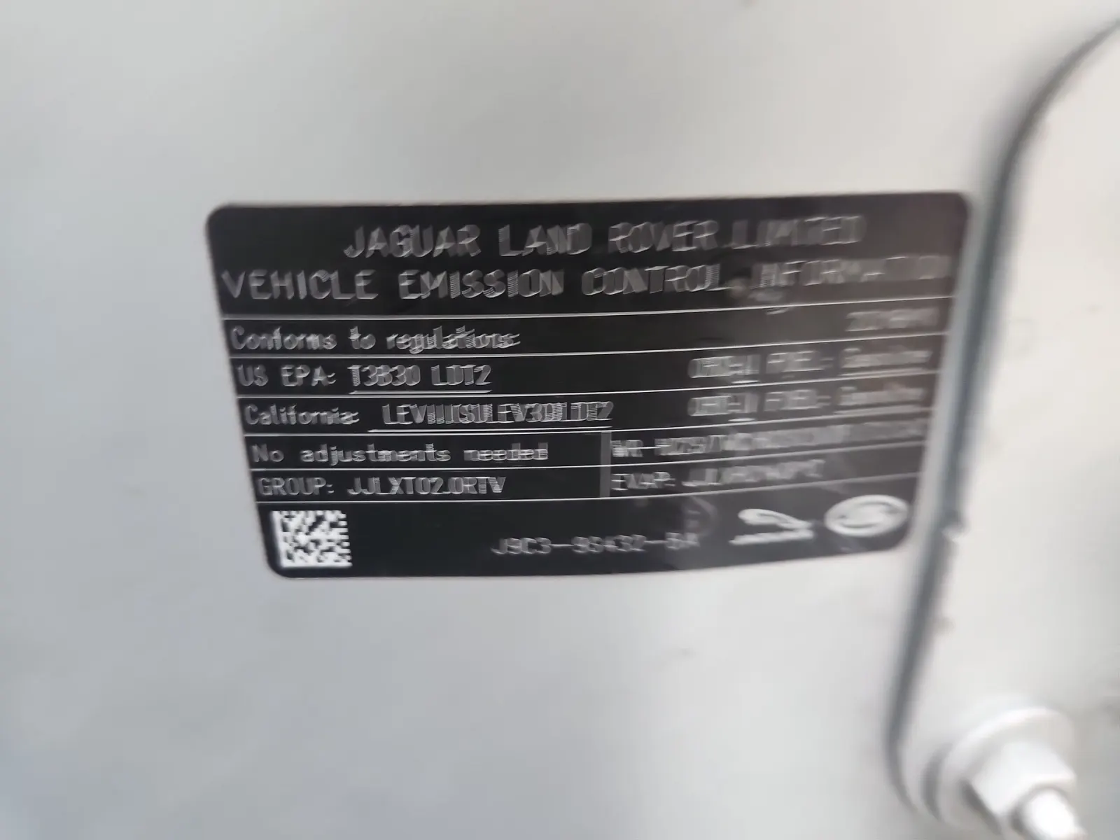 Emission Sticker Photo